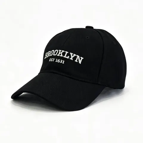 Verstellbare Baumwolle Buchstaben Bestickte Baseballkappe Klassische Sechs Panel Rundes Top Dad Hat Für Herren Damen Sport