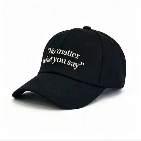 Verstellbare Baumwolle Buchstaben Bestickte Baseballkappe Klassische Sechs Panel Rundes Top Dad Hat Für Herren Damen Sport