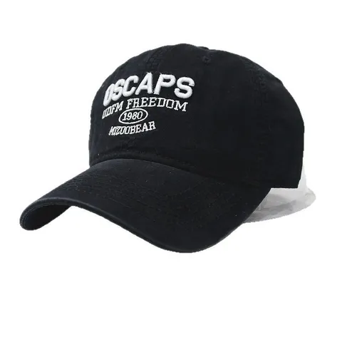 Vintage Gewaschene Baumwolle Baseballkappe Für Herren Damen Retro Buchstaben Bestickt Sonnenschutz Hip Hop Verstellbar Sport Hut