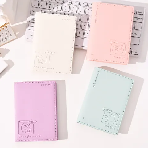 Cute Cat Embossed PU Leather Notebook Daily Journal Diary Planner