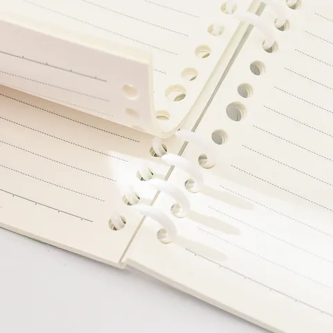 A5 Loose Leaf Notebook Cute Fruit Slice Pattern Cat Illustration Spiral Journal Student Writing Diary Planner Book