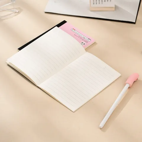 A6 Cute Cartoon Cat Rabbit Kawaii Notebook Wireless Bound Journal Diary Student School Office Stationery Gift