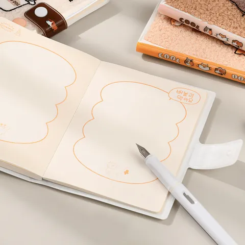 Cute Plush Notebook Cute Pet Dog Team Design Thickened Student Diary Memo Pad Portable Aesthetic Stationery Gift