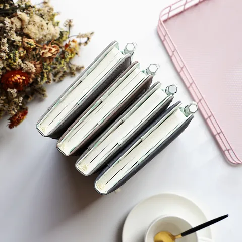 Multifunctional Leather Cover Notebook Planner Gift Box Set With Pen Daily Journal Writing Notebook For School Office