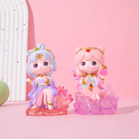 Cultura Cinese Dunhuang Feitian Blind Box Giocattolo Ragazza Mitica Resina Figura Ornamento da Tavolo Classico