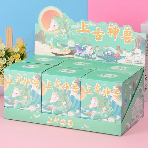 Ancient Mythical Beasts Blind Box Creative Mythological Legend Figurine Mystery Box Art Toy Desktop Ornament For Graduation Gift