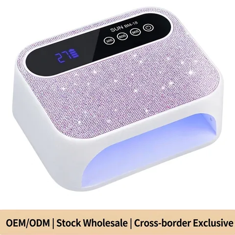 Professional 168W High Power LED UV Nail Lamp For Gel Polish Rhinestone Studded Sun BM-18 Manicure Dryer Machine With 3 Timers