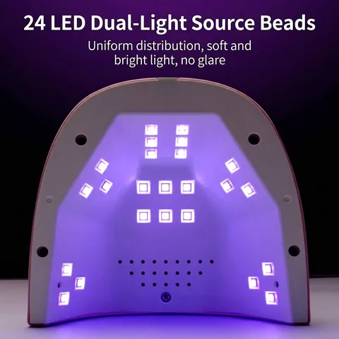 Mini Lámpara de Uñas Profesional S3 USB UV LED Máquina Secadora de Uñas Portátil Luz de Curado de Esmalte en Gel Con Pantalla LCD Tres Temporizadores