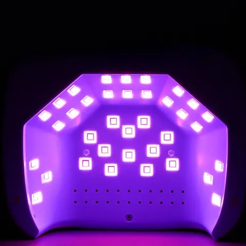 Lámpara de Uñas Profesional SUN S60 UV LED 108W Secado Rápido Con Decoración de Strass 4 Ajustes de Temporizador Pantalla LCD Luz de Uñas