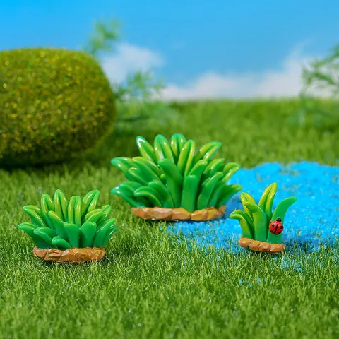 Figurine Miniature d'Animal en Résine Canard Grenouille DIY Mousse Micro Paysage Ornement Jardin de Fées Décor Accessoires