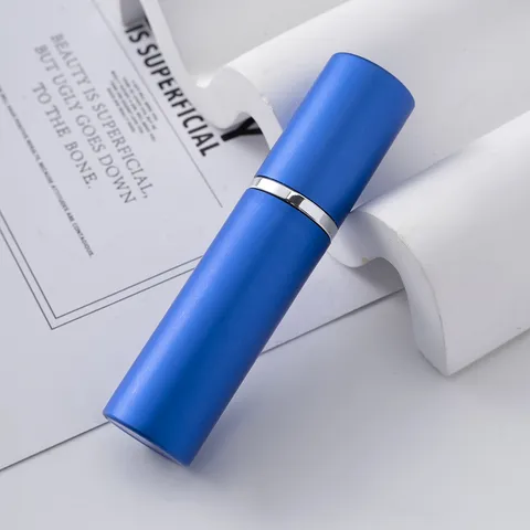 Atomizador de Perfume Recargable Portátil Botella de Spray Carcasa de Aluminio Mate Interior de Vidrio Botella de Spray de Viaje