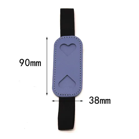 Portabolígrafos de Cuero PU con Banda Elástica para Cuadernos Estuche Protector Clip Creativo Papelería de Oficina