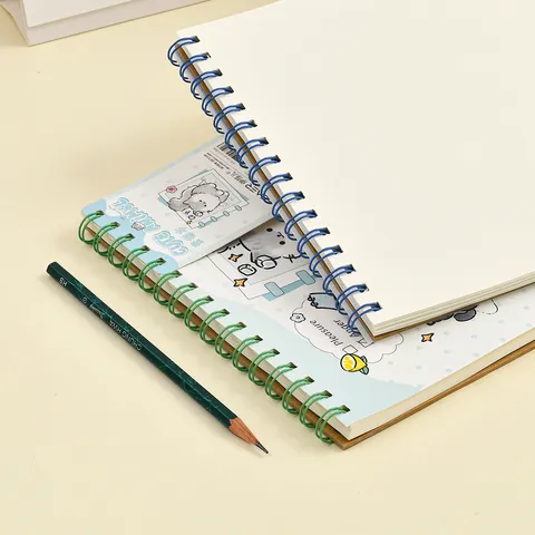 Spiral Bound Sketchbook Cute Cartoon Animal Drawing Notebook Aesthetic Art Sketch Pad For Students And Artists Daily Painting