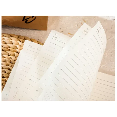 B5 Weiches Spiralnotizbuch Minimalistisches Journal Schüler Übungsbuch Linierte Seiten