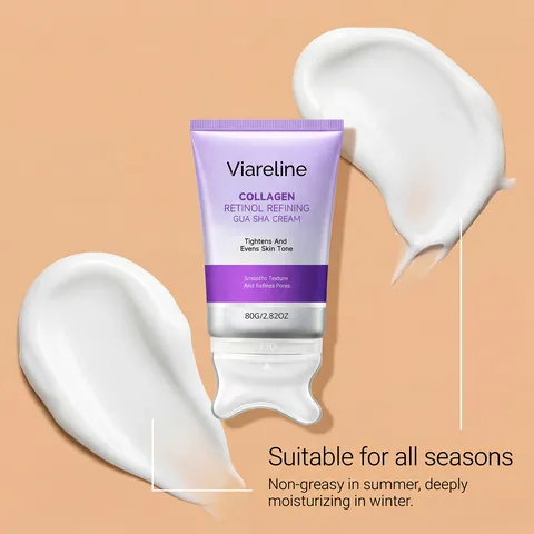 Retinol Collagen Refining Gua Sha Cream Firming Lifting Moisturizing Facial Skin Care Anti-Aging Face Cream