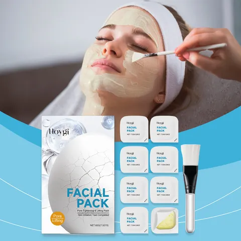 Mascarilla Facial Desechable Untable Reafirmante Y Rejuvenecedora Mascarilla Hidratante Para El Cuidado De La Piel Con Pincel