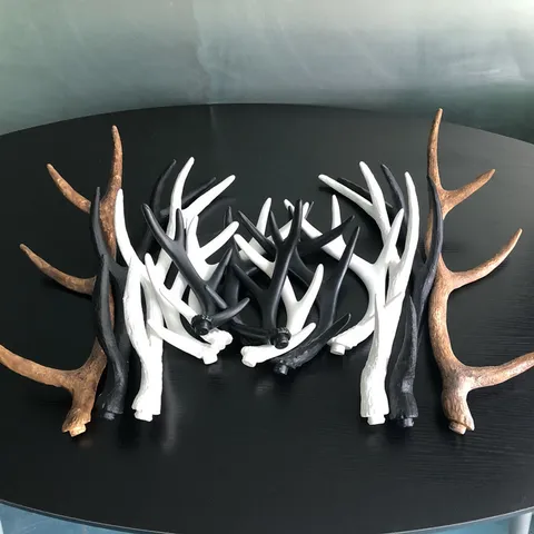 Kerst Simulatie Plastic Hert Gewei Wanddecoratie Amerikaanse Stijl Gewei Requisiten Voor Thuis Raam DIY Decoratie