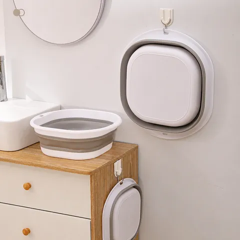 Portable Foldable Wash Basin Home Student Dormitory Travel Laundry Basin PP TPR Collapsible Basin Space Saving Storage Basin