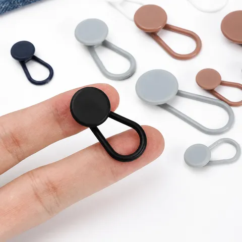 Jeans Waist Extender Button Nail Free Adjustable Waistband Extension Buckle Plastic Pant Waist Extender For Pants Trousers
