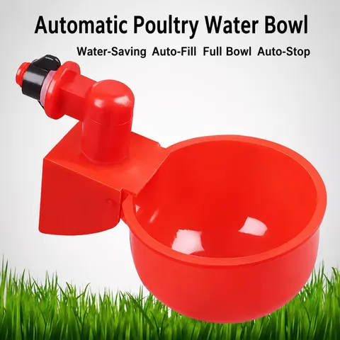 Bevitoio Automatico per Pollame in Plastica per Pollo Anatra Piccioneabbeveratoio per Allevamento Agricolo Attrezzatura per Alimentazione