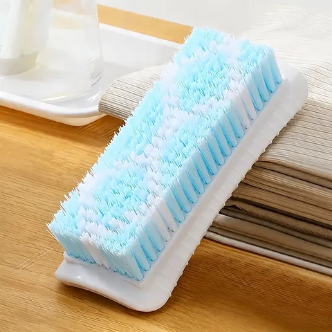 Household Plastic Laundry Cleaning Brush With Dense Bristles Durable Scrub Brush For Clothes Shoes