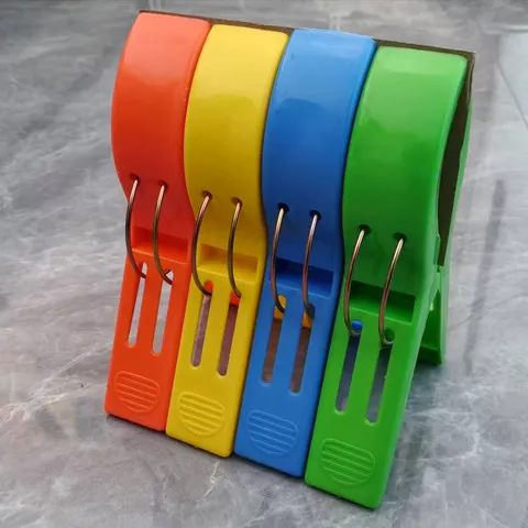 Extra Large Strong Windproof Laundry Clips Multicolor Plastic Quilt Drying Pegs Heavy Duty Clothes Pins For Outdoor Drying