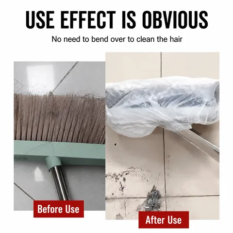Disposable Non-Woven Broom Dust Cover Floor Hair Cleaning Tool Mop Cover Lazy Broom Replacement Cloth Household Cleaning