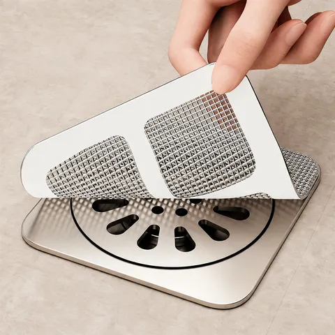 Disposable Floor Drain Sticker Hair Catcher Mesh Filter Net Anti-Clogging Anti-Insect Strainer for Bathroom Kitchen Sink