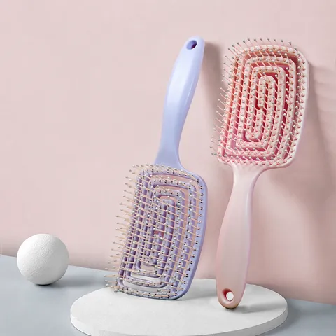 Large Curved Hair Brush Volumizing Hair Styling Comb Arc Wide Tooth Detangling Comb For Women