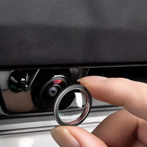Couvercle de Protection de Caméra de Vue Arrière de Voiture Transparent Imperméable Anti-Pluie Protection d'Objectif Accessoire de Modification Universel