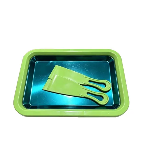 Machine à Yaourt Frit Non Électrique Portable Mini Plaque de Machine à Crème Glacée DIY Ménage Bac à Glaçons à Congélation Rapide Outil de Cuisine