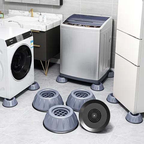 Washing Machine Foot Pads Anti Vibration Non Slip Rubber Feet Mat Heightening Moisture Proof Furniture Support Pads Home