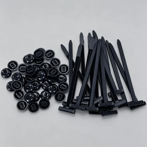 Universal Automotive Nylon Cable Tie Buckles Fastener Clips Push Pin Engine Fender Trunk Cover Expansion Screws Car Accessories