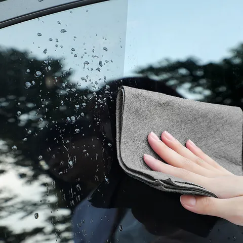 Panno per Pulizia in Microfibra Panno Magico per Vetri Senza Aloni Riutilizzabile Asciugamano per Pulizia Domestica per Finestra Specchio Auto