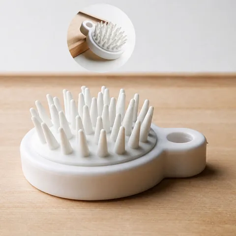 Japanese Shampoo Brush Scalp Massager Soft Silicone Hair Scalp Massage Comb Hair Washing Tool Shower Brush