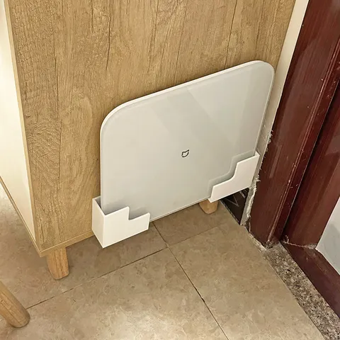 Supporto da Parete per Conservazione Bilancia Elettronica Casa Bagno Supporto Bilancia Peso Rastrelliera Sospesa Salvaspazio
