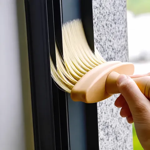 Household Window Sill Groove Cleaning Brush Soft Bristle Dusting Tool for Crevice Track And Keyboard