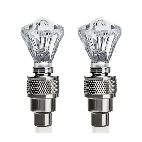 Universal LED Tire Valve Cap Light Colorful Flash Wheel Hub Light For Bicycle Motorcycle Car Cycling Safety Warning Accessory