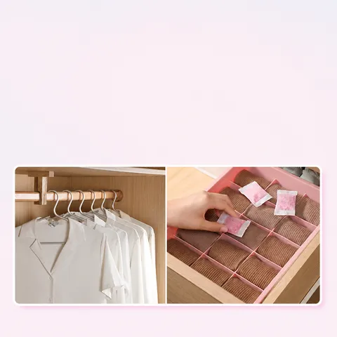 Wardrobe Deodorant Sachet Hanging Mothproof Moisture Proof Insect Repellent Fragrance Packets For Drawer Closet Home Use