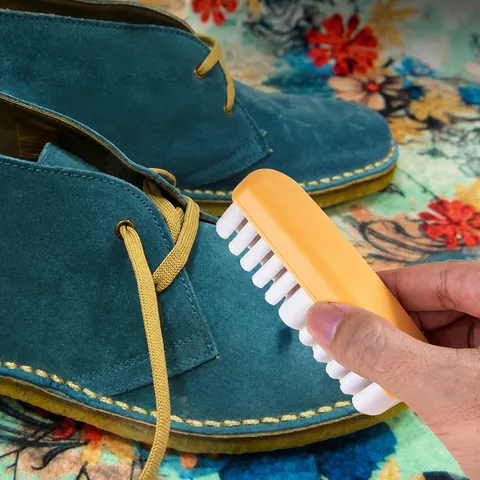 Plastic Suede Shoes Cleaning Brush Snow Boots Leather Care Decontamination Brush Household Tool