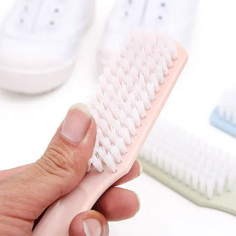 Cepillo de Limpieza Multifuncional para Zapatos Cerdas Suaves Cepillo de Lavandería Doméstico Herramienta de Limpieza para Ropa y Zapatos