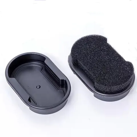 Set Portatile Di Lucido Per Scarpe In Spugna E Olio Di Ricarica Strumento Di Cura Della Pelle