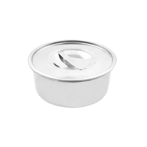 Bol Cuiseur à Œufs en Acier Inoxydable avec Couvercle Ustensile de Cuisine Multifonctionnel Plat Vapeur pour Chauffage des Aliments