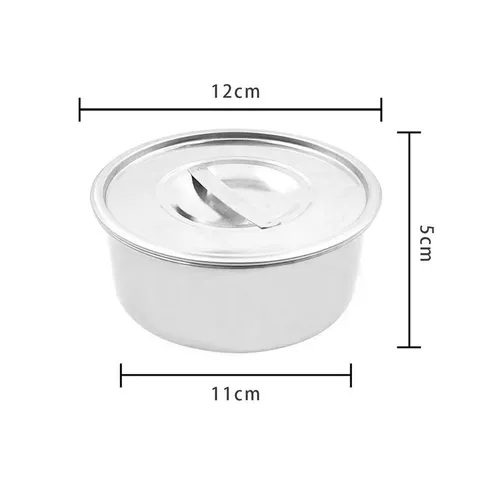 Bol Cuiseur à Œufs en Acier Inoxydable avec Couvercle Ustensile de Cuisine Multifonctionnel Plat Vapeur pour Chauffage des Aliments