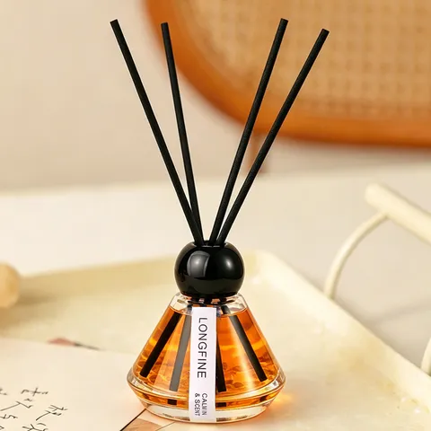 Crystal Stone Aromatherapy Diffuser Glass Bottle With Natural Stones Home Fragrance Air Freshener For Bedroom Living Room