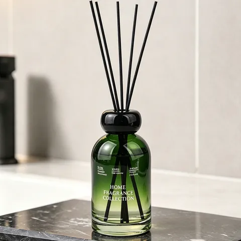 Glas Reed Diffusor Flasche Aromatherapie Lufterfrischung Langanhaltender Duft für Wohnzimmer Heimdekoration