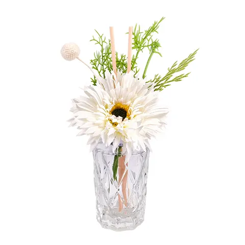 Glasflasche Raumduft Stäbchen Künstliche Blume Blumendekor Frischer Heimduft Aromatherapie Für Wohnzimmer Schlafzimmer