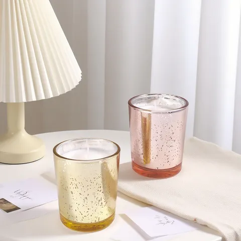 Sterrenhemel Glazen Pot Geurkaars Gemengde Was Aromatherapie Kaars Met Gespikkeld Ontwerp Voor Thuis Slaapkamer Woonkamer Decor Cadeau