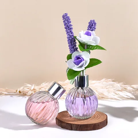 Rose Lavendel Blumenarrangement Glas Aromatherapie Flasche Wohnzimmer Luftverfrischer Heimduft Diffusor