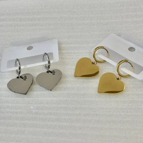 Mode Edelstahl Strass Herz Creolen Für Damen Luxus Elegante Künstliche Perle Inlay Herz Hängen Ohrringe Schmuck